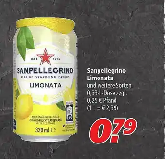 Marktkauf Sanpellegrino Limonata Angebot