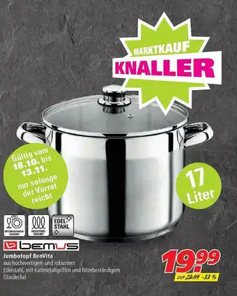 Marktkauf Jumbotoipf Benvita Bemus Angebot