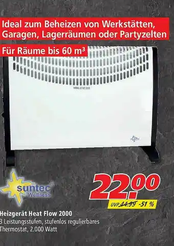 Marktkauf Heizgerät Heat Flow 2000 Suntec Angebot