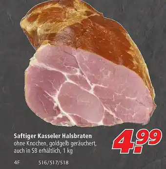 Marktkauf Saftiger Kasseler Halsbraten Angebot