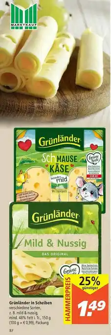 Marktkauf Grünlander In Scheiben Angebot