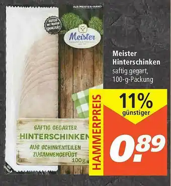 Marktkauf Meister Hinterschinken Angebot