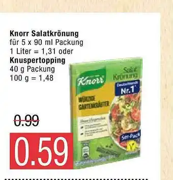 Marktkauf Knorr Salatkrönung Oder Knuspertopping Angebot