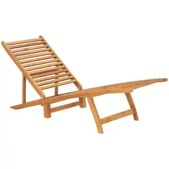 ManoMano Bonnevie - Sonnenliege,Liegestuhl,Relaxliege Massivholz Teak NCEIN61828 Angebot