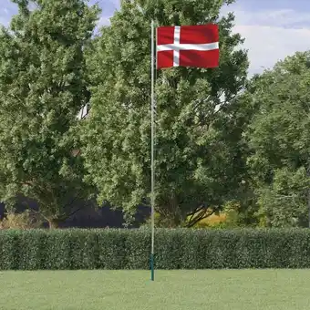 ManoMano Bonnevie - Flagge Dänemarks mit Mast 6,23 m Aluminium vidaXL462321 Angebot