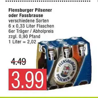 Marktkauf Flensburger Pilsener Oder Fassbrause Angebot