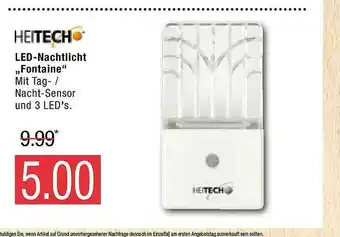 Marktkauf Heitech Led-nachtlicht „fontaine” Angebot