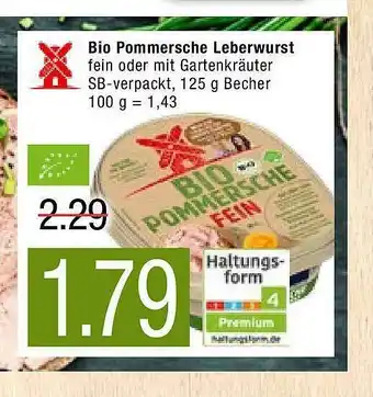 Marktkauf Bio Pommersche Leberwurst Angebot