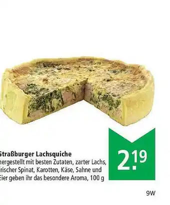 Marktkauf Straßburger Lachsquiche Angebot