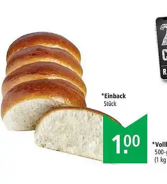 Marktkauf Einback Angebot