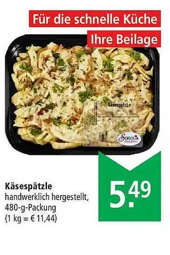 Marktkauf Käsespätzle Angebot