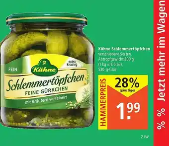 Marktkauf Kühne Schlemmertöpfchen Angebot