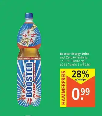 Marktkauf Booster Energy-drink Auch Zero Angebot