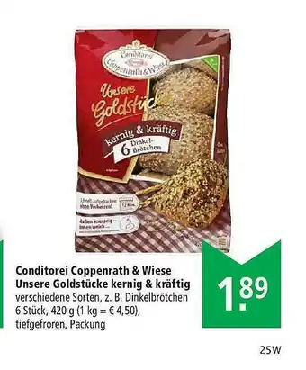 Marktkauf Conditorei Coppenrath & Wiese Unsere Goldstücke Kernig & Kräftig Angebot