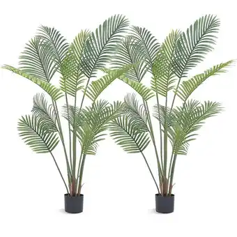 ManoMano Vevor - Areca Catechu Künstlich 800x800x1524mm Kunstpflanze pe Künstliche Pflanzen Plastikpflanzen im Topf Betelnusspalme Ger Angebot