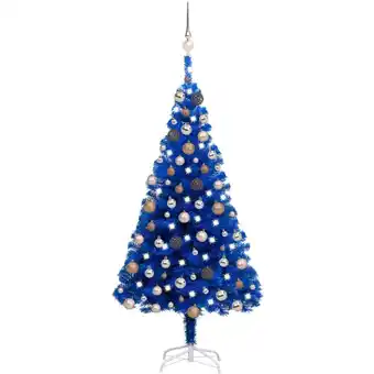 ManoMano Künstlicher Weihnachtsbaum Beleuchtung & Kugeln Blau 120 cm vidaXL914308 Angebot