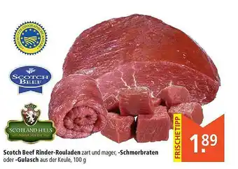 Marktkauf Scotch Beef Rinder-rouladen -schmorbraten Oder -gulasch Angebot