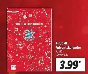 Lidl Fußball Adventskalender Angebot