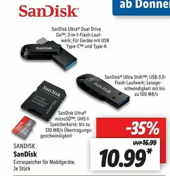 Lidl Sandisk Angebot