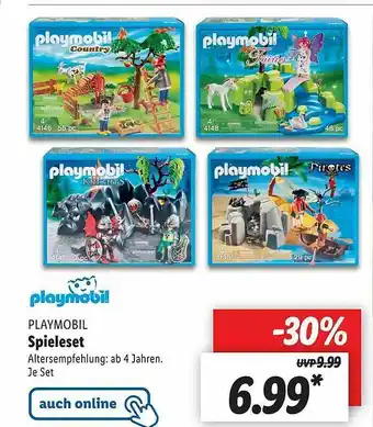 Lidl Playmobil Spieleset Angebot