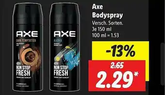 Lidl Axe Bodyspray Angebot