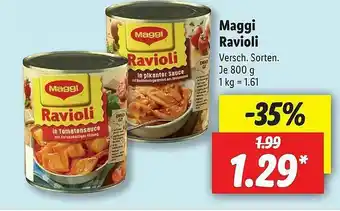 Lidl Maggi Ravioli Angebot