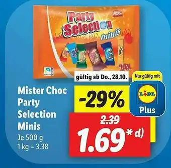 Lidl Midter Choc Party Selection Minis Angebot