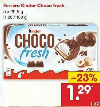 Netto Marken-Discount Ferrero Kinder Choco Fresh Angebot