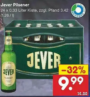 Netto Marken-Discount Jever Pilsener Angebot