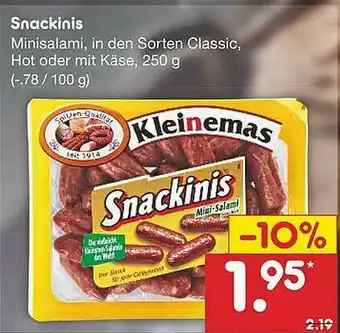 Netto Marken-Discount Snackinis Angebot