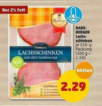 PENNY Radeberger Lachsschinken Angebot