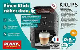 PENNY Krups Espresso-kaffee-vollautomat Ea8108 Angebot