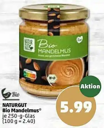 PENNY Naturgut Bio Mandelmus Angebot