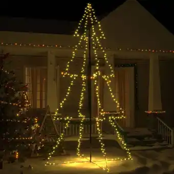 ManoMano Künstlicher Weihnachtsbaum - Weihnachtsbaum Kegelform 360 LEDs Indoor und Outdoor 143x250 cm -ME6305 Angebot