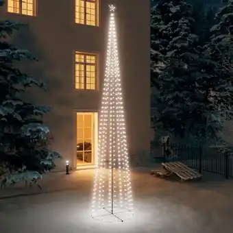 ManoMano Weihnachtsbaum-Dekoration,Kunstbaum Kegelform 752 LEDs 160x500cm Kaltweiß vidaXL Angebot