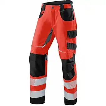 ManoMano Kübler Reflectiq Sommerhose psa 2 warnrot/schwarz Gr. 28 - Rot Angebot