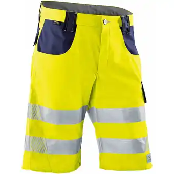 ManoMano Kübler Reflectiq Shorts psa 2 warngelb/dunkelblau Gr. 46 - Gelb Angebot