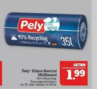 Marktkauf Pely Klima-neutral Müllbeutel Angebot