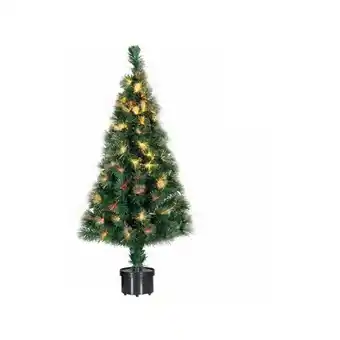 ManoMano Glasfaser-weihnachtsbaum 140 spikes weihnachtsbaumbeleuchtung 120CM grün Angebot