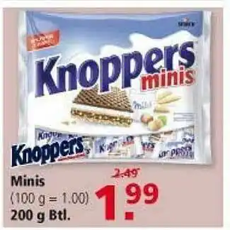 Multi Markt Knoppers Minis Angebot