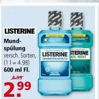 Multi Markt Listerine Mund-spülung Angebot