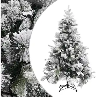 ManoMano Weihnachtsbaum mit Zapfen Beschneit,Kunstbaum,Weihnachtsschmuck/Weihnachtsdekoration 150 cm pvc & pe CIW39923 Maisonchic Angebot