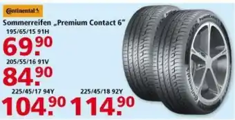 Multi Markt Continental Sommerreifen ,,Premium Contact 6" Angebot