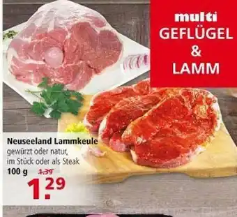 Multi Markt Neuseeland Lammkeule Angebot