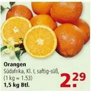 Multi Markt Orangen Südafrika Angebot