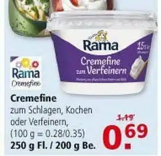 Multi Markt Rama Cremefine Angebot