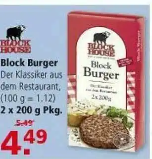 Multi Markt Block Burger Block House Angebot