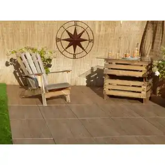 ManoMano Terrasse Helles Holz 20 m² - 40 Fliesen Angebot