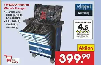 Netto Marken-Discount Scheppach Tw1000 Premium Werkstattwagen Angebot