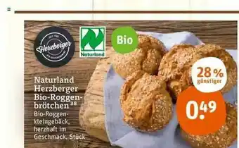 tegut Naturland Herzberger Bio-roggen-brötchen Angebot